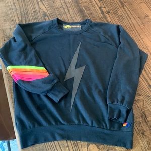 EUC Aviator Nation Lighting Bolt Crew Neck